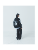 "NEXT LEVEL" Stadium Jacket BLACK x BLACK