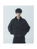 "NEW ROOTS" Denim Jacket BLACK