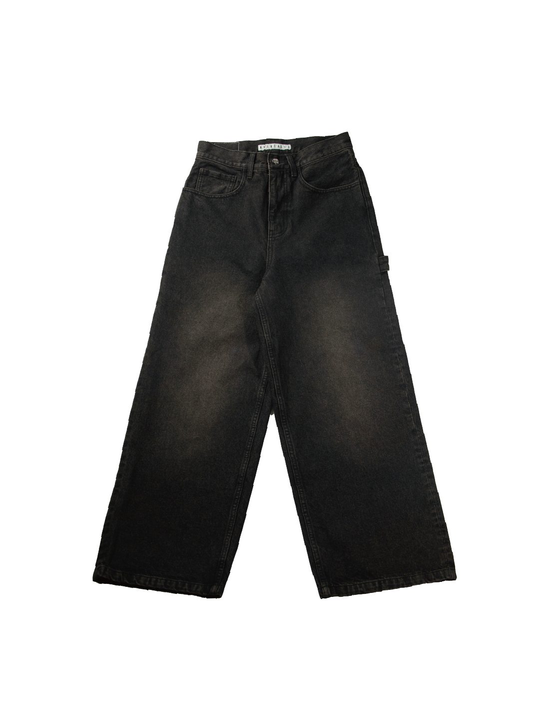 "NEW ROOTS" Denim Pants BLACK