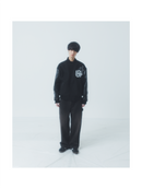 "NEXT LEVEL" Stadium Jacket BLACK x BLACK