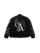 "NEXT LEVEL" Stadium Jacket BLACK x BLACK
