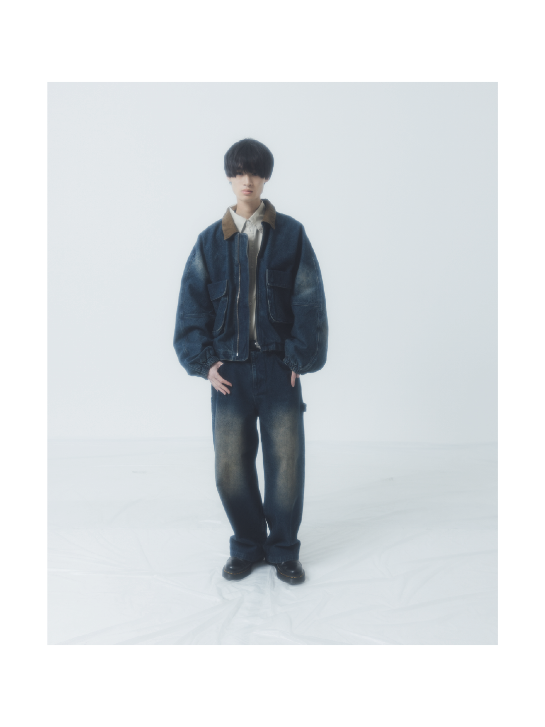"NEW ROOTS" Denim Jacket INDIGO