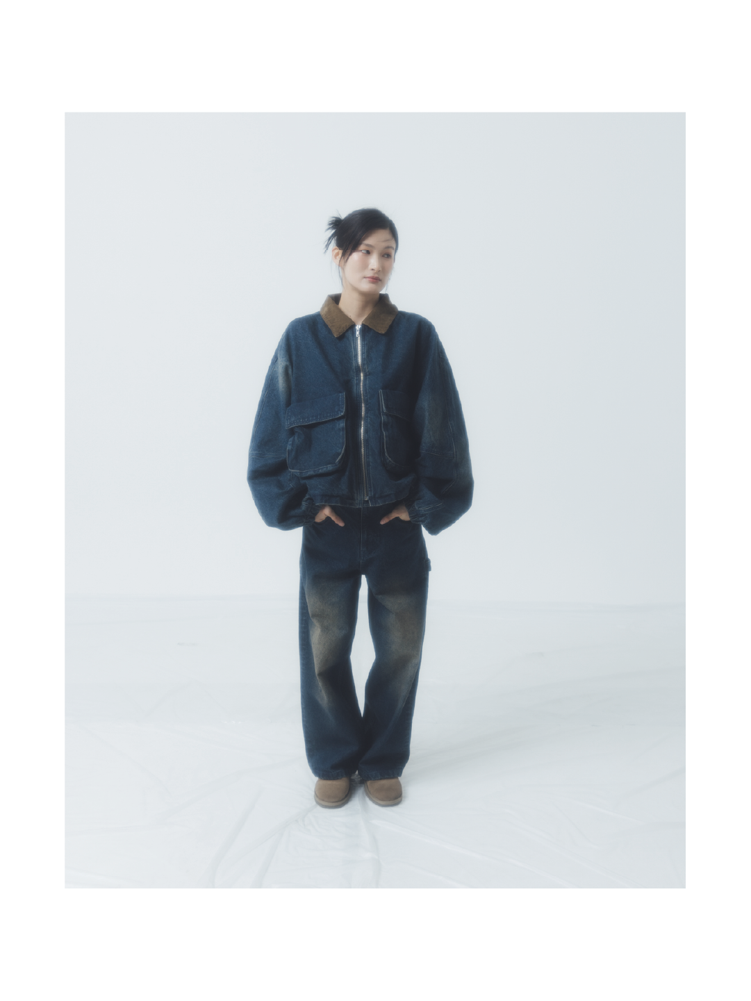 "NEW ROOTS" Denim Pants INDIGO