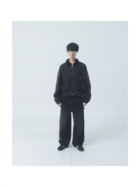 "NEW ROOTS" Denim Jacket BLACK