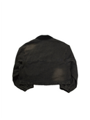 "NEW ROOTS" Denim Jacket BLACK