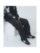 "NEW ROOTS" Denim Pants BLACK